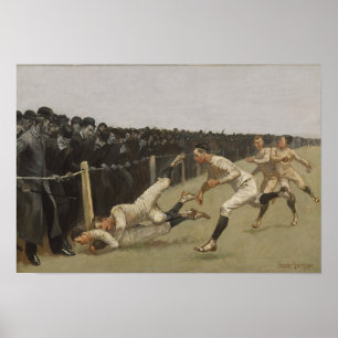 Touchdown, Yale vs Princeton, Erntedank Day, Poster