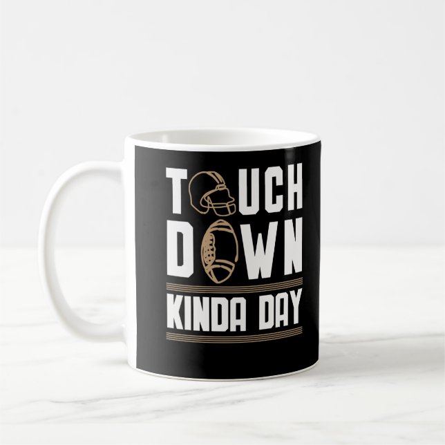 Touchdowns American Football Player Kaffeetasse (Links)