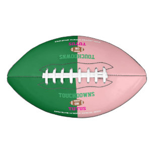 Touchdowns oder Tutus Gender Reveal Football