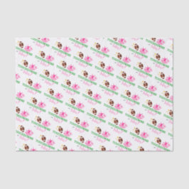 Touchdowns oder Tutus Gender Reveal Party Seidenpapier