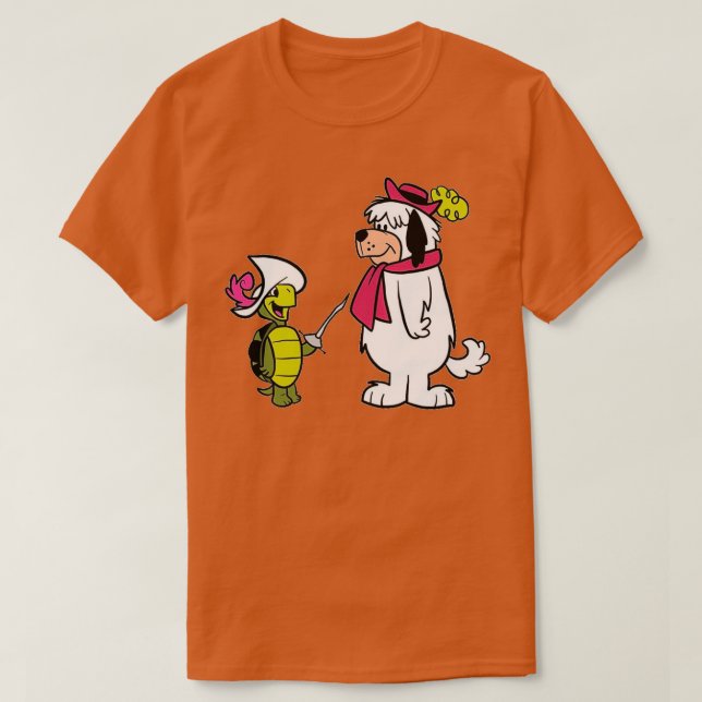 Touche Turtle und Dum Dum grau T-Shirt (Design vorne)