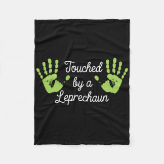 Touched By A Leprechaun St Patricks _1  Fleecedecke