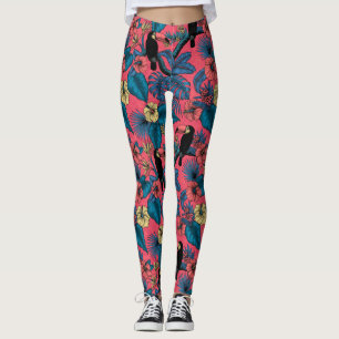 Touchgarten in Rot und Blau Leggings