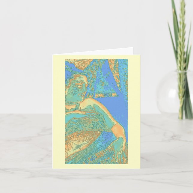 Touching Oshun - notecard Karte (Vorderseite)