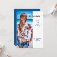 Touchs von Summer Foto Blue Brautparty