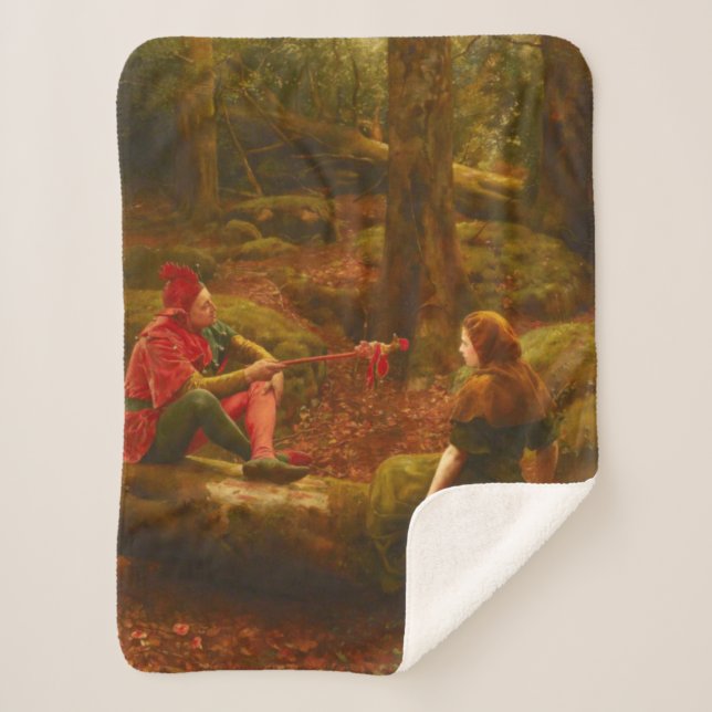 Touchstone and Audrey (Jester Teasing Lady Lover) Sherpadecke (Vorderseite)