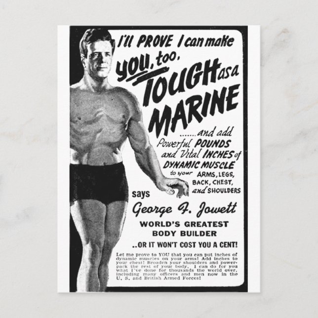 Tough as a Marine! Postkarte (Vorderseite)