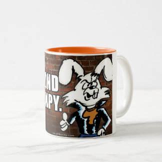 TOUGH BUNNY - GRUMPY coffee mug Zweifarbige Tasse