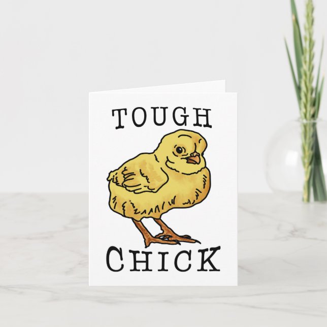 Tough Chick Karte (Vorderseite)