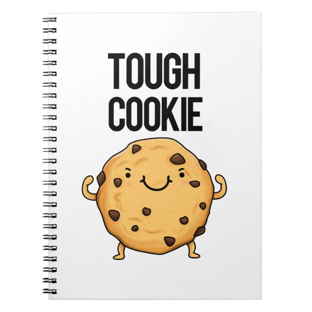 Tough Cookie Funny Cookie Puff Notizblock (Vorderseite)