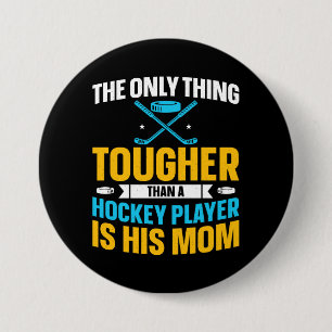 Tough Hockey-Mama Button