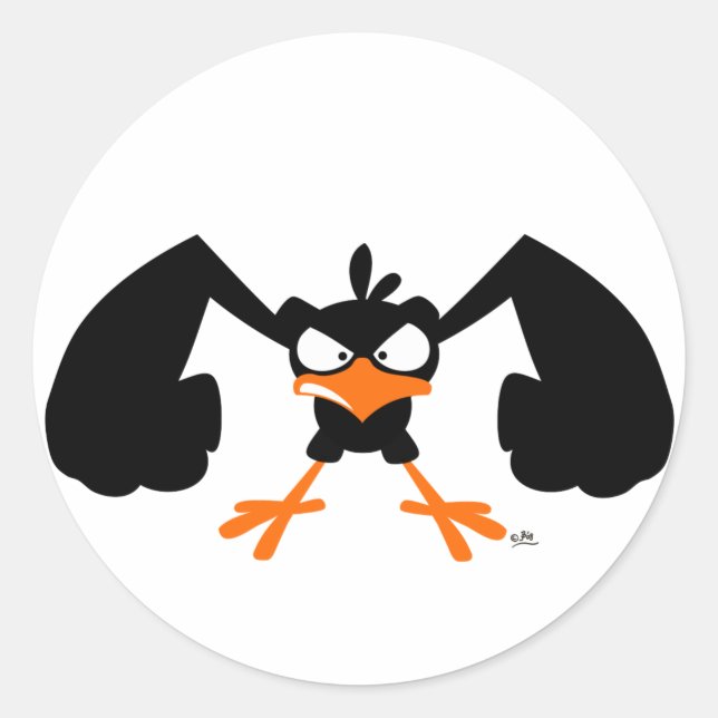 Tough lis birdie :) Aufkleber (Vorderseite)