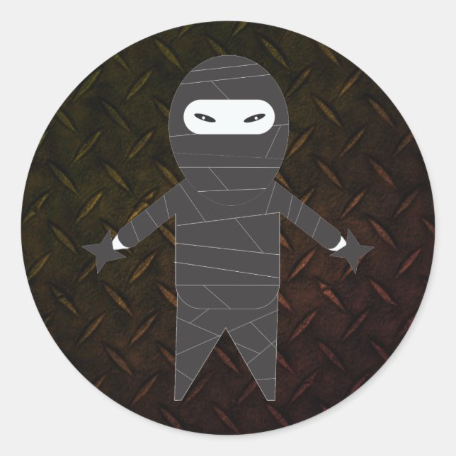 Tough Ninja Fighter Mailing Stickers (Vorderseite)