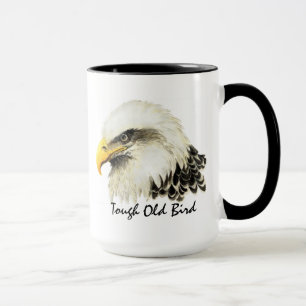 Tough Old Bird Bald Eagle USA Militärquote Tasse