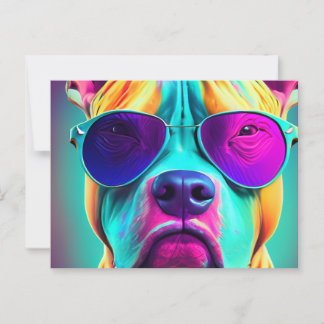 Tough Pit Bull Postkarte