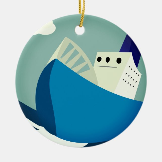 Tough Sailing Ornament (Vorne)