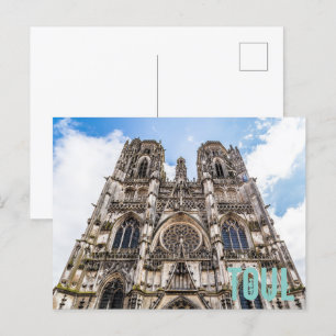 Toul St. Etienne Cathedral Frankreich Geschenk Feiertagspostkarte