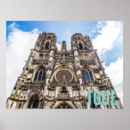 Toul St. Etienne Cathedral Frankreich Geschenk Poster