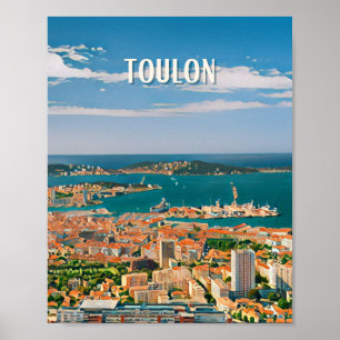 Toulon Foto Vintage Poster