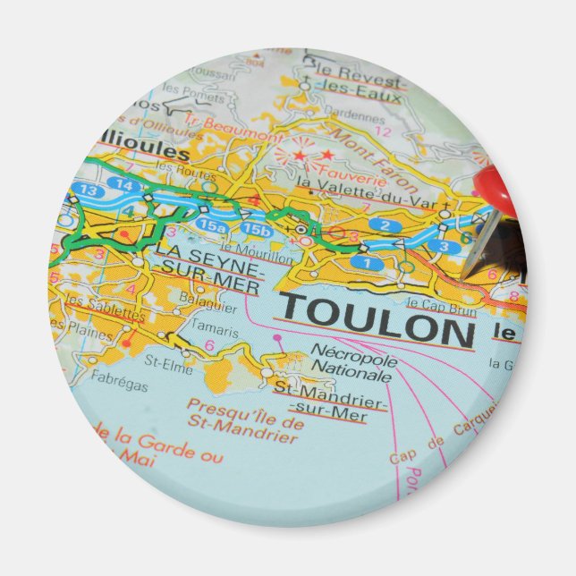 Toulon, Frankreich Magnet (Vorne)