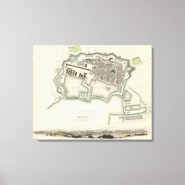 Toulon Leinwanddruck (Vorderseite)