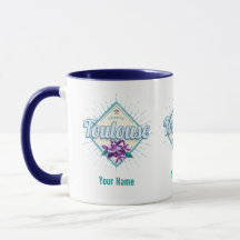 Toulouse City France Retro Violets Vintag Souvenir