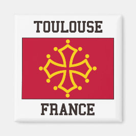 Toulouse-Flagge Magnet