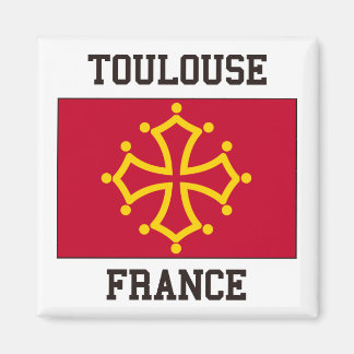 Toulouse-Flagge Magnet