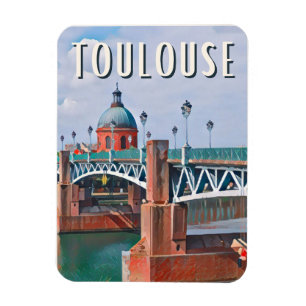Toulouse Foto Vintage Magnet