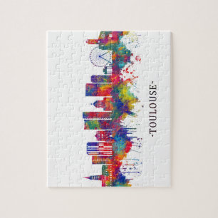 Toulouse France Skyline Puzzle