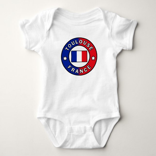 Toulouse Frankreich Baby Strampler (Vorderseite)