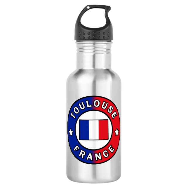 Toulouse Frankreich Edelstahlflasche (Vorderseite)