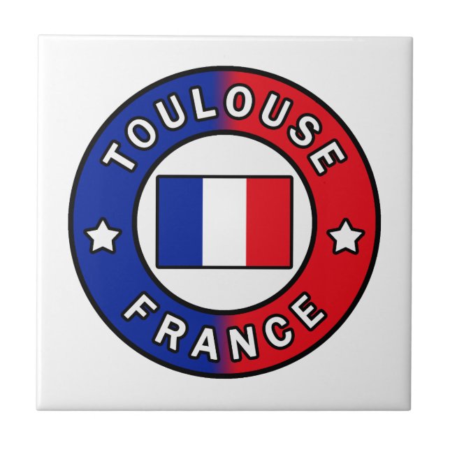 Toulouse Frankreich Fliese (Vorderseite)