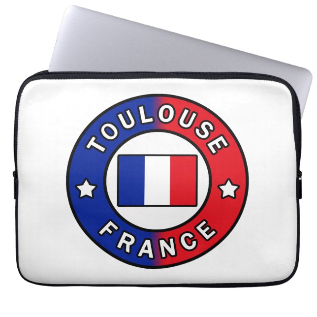 Toulouse Frankreich Laptopschutzhülle (Vorderseite)