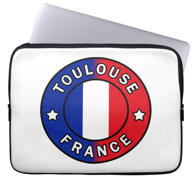 Toulouse Frankreich Laptopschutzhülle (Vorderseite)