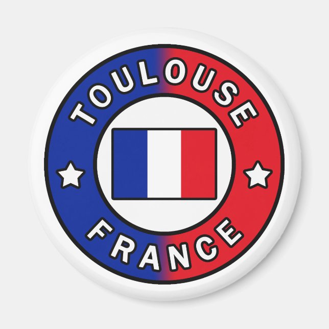 Toulouse Frankreich Magnet (Vorne)
