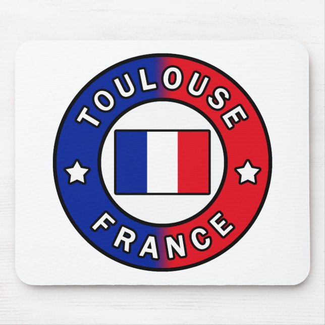 Toulouse Frankreich Mousepad (Vorne)