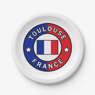 Toulouse Frankreich Pappteller