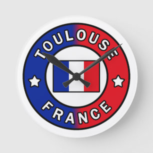 Toulouse Frankreich Runde Wanduhr