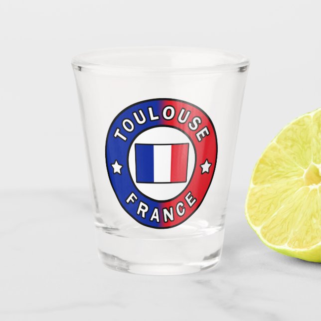 Toulouse Frankreich Schnapsglas (Vorderseite)