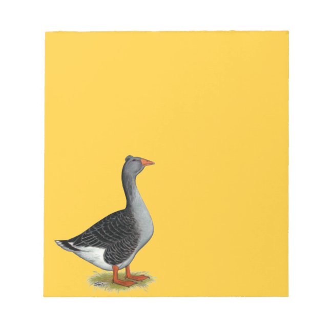 Toulouse Gose Tufted Notizblock (Vorderseite)
