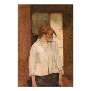 Toulouse-Lautrec - A Montrouge, Rosa La Rouge Fotodruck
