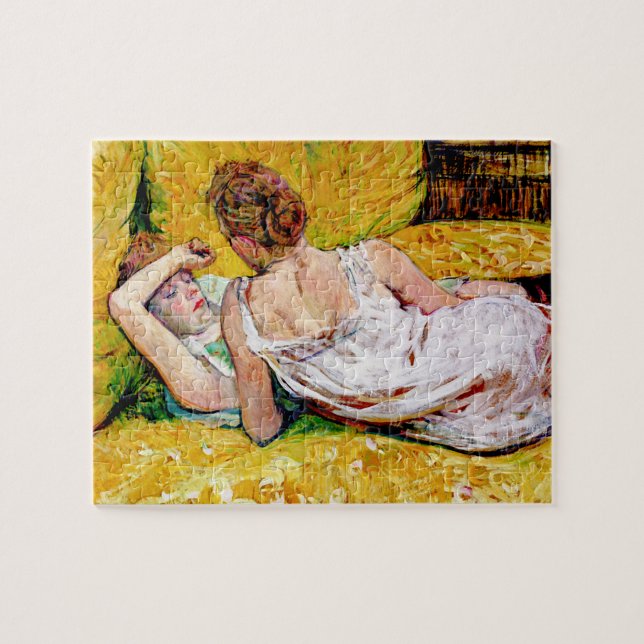 Toulouse-Lautrec Art Puzzle: Zwei Freunde Puzzle (Horizontal)