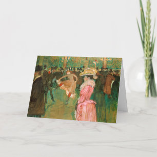 Toulouse-Lautrec - Auf dem Weg zum Tanz Karte