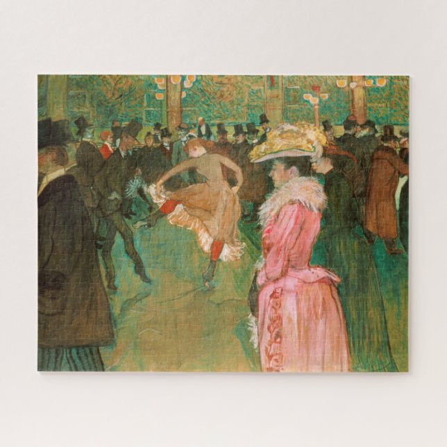 Toulouse-Lautrec - Auf dem Weg zum Tanz Puzzle (Horizontal)