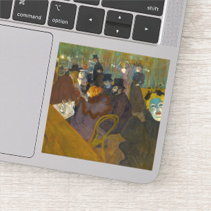 Toulouse-Lautrec - Auf der Strecke Aufkleber