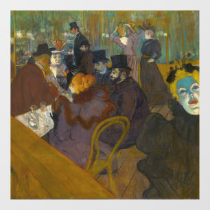 Toulouse-Lautrec - Auf der Strecke Fensteraufkleber