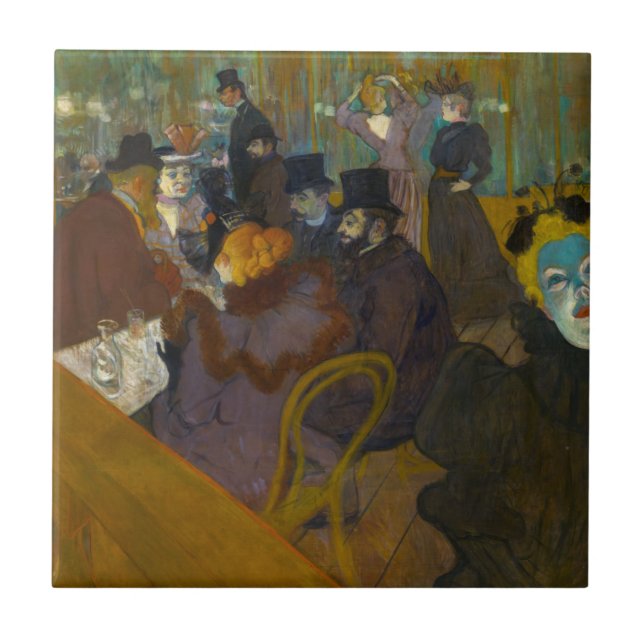Toulouse-Lautrec - Auf der Strecke Fliese (Vorderseite)