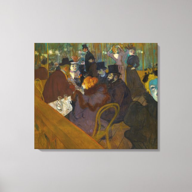 Toulouse-Lautrec - Auf der Strecke Leinwanddruck (Vorderseite)