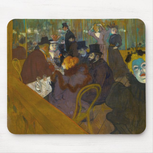 Toulouse-Lautrec - Auf der Strecke Mousepad (Vorne)